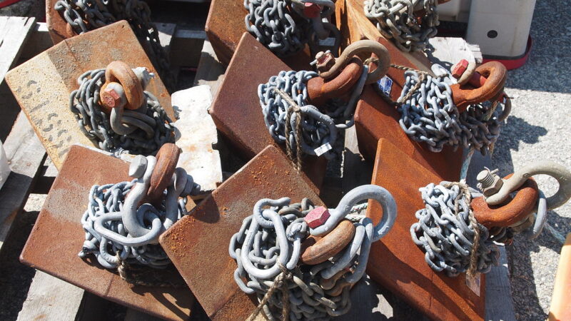 Mooring line is a mixed or composite rope